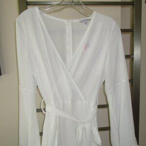 NWT White Maxi Romper